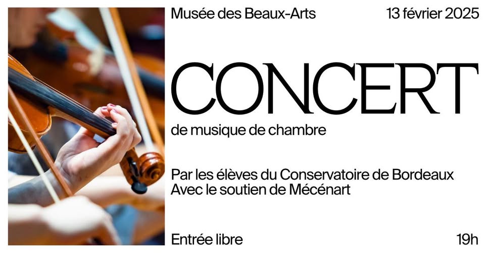 Que faire à Bordeaux cette semaine ? Aller à un concert de musique 