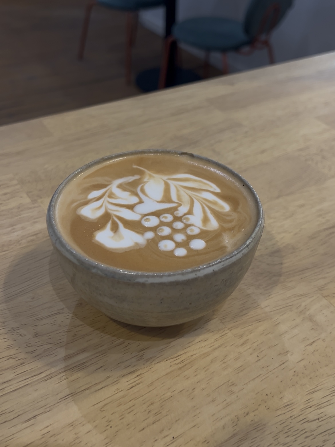 La pâtisserie jouvence propose du latte art.