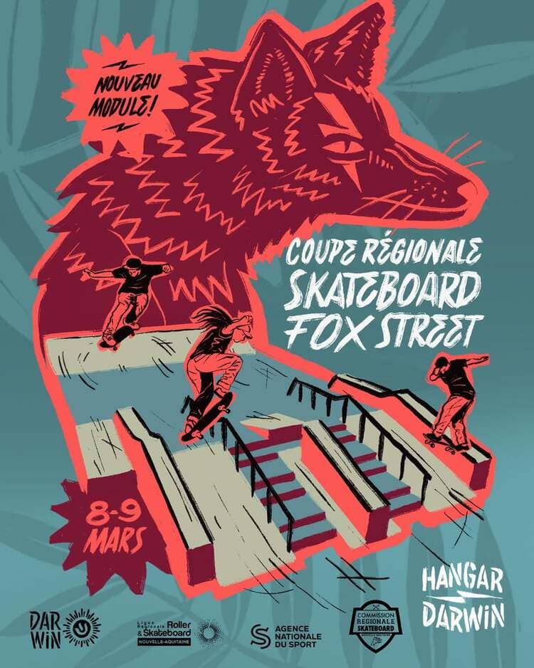 La coupe régionale de skateboard