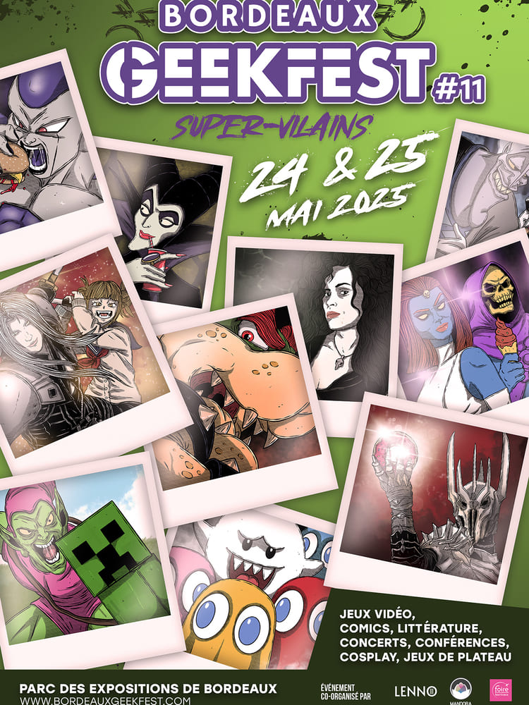 Affiche Bordeaux Geekfest 