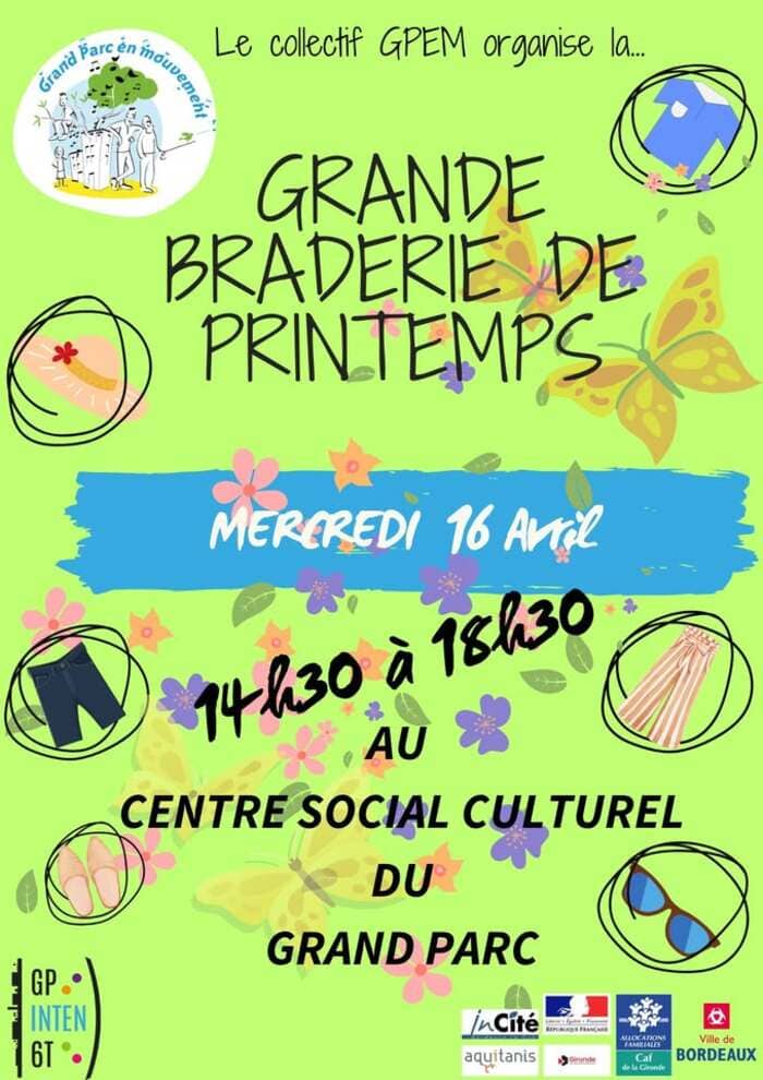 La Braderie de Printemps au Grand Parc
