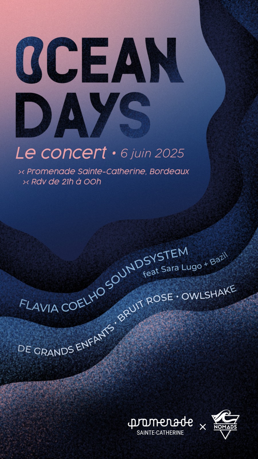 Ocean Days 2025 le festival pour l'Océan revient du 4 au 9 juin Promenade Sainte-Catherine ! 2 Ocean Days 2025 le festival pour l'Océan revient du 4 au 9 juin Promenade Sainte-Catherine !