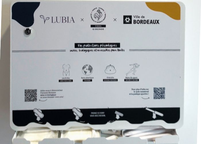 Des protections périodiques dans les lieux sportifs pour la 1ʳᵉ fois à Grand Parc ! 1 Des protections périodiques dans les lieux sportifs pour la 1ʳᵉ fois lieux à Grand Parc !