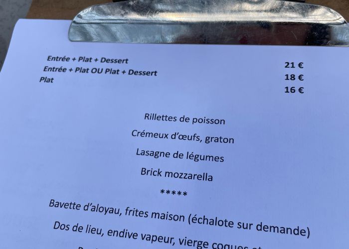Le C Garonne : un restaurant, pas cher, peu connu… qui mérite clairement sa place !