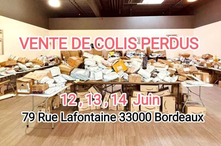 Vente de colis perdus à Bordeaux