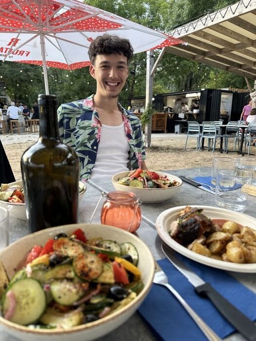 Menu de la guinguette du Peyrat à Plassac