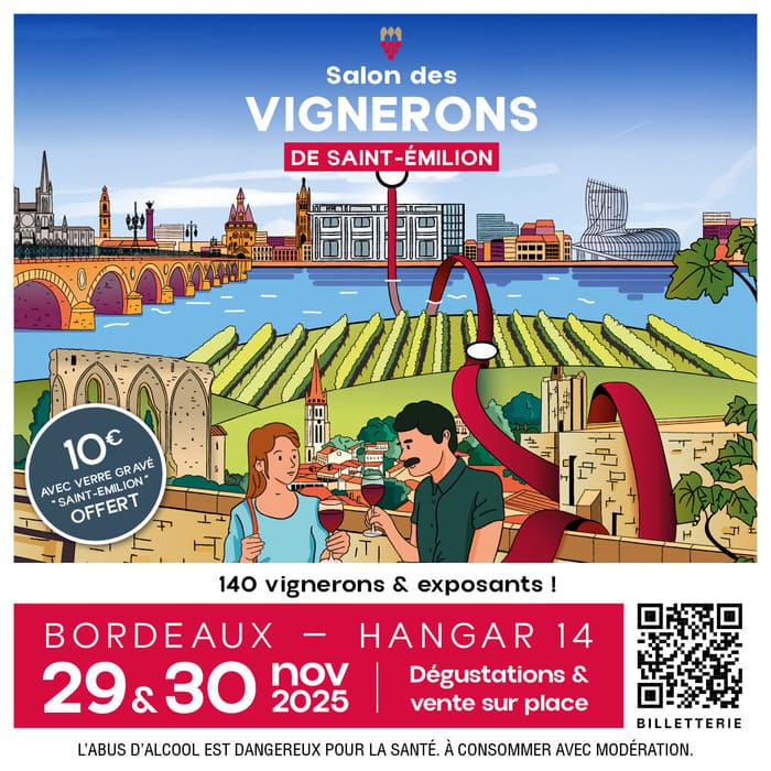 Le Salon des Vignerons de Saint-Emilion à Bordeaux 2025