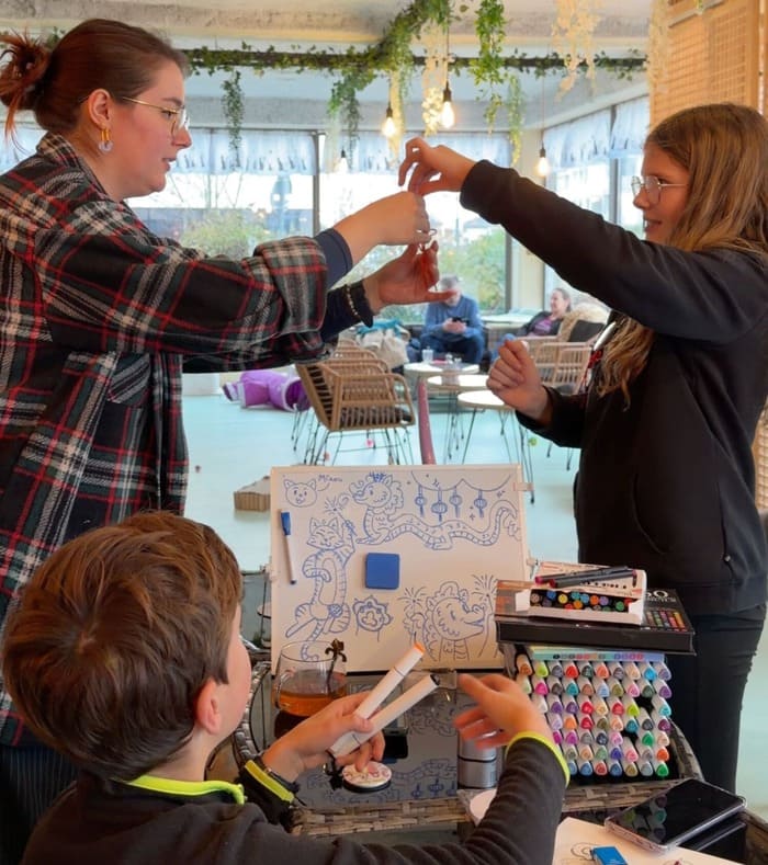 Ateliers La P'Tite Griffe Café Bruges