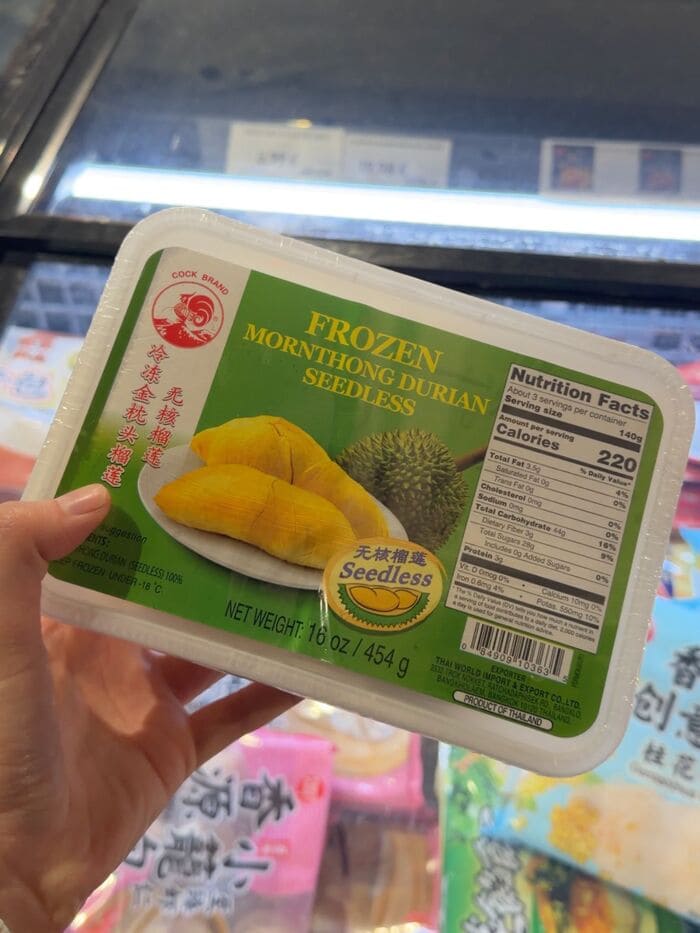 Durian fruit asiatique