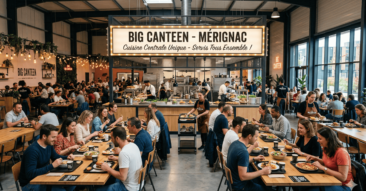 Big Canteen à Mérignac : Le Foodcourt inédit qui veut révolutionner le fast-food près de Bordeaux