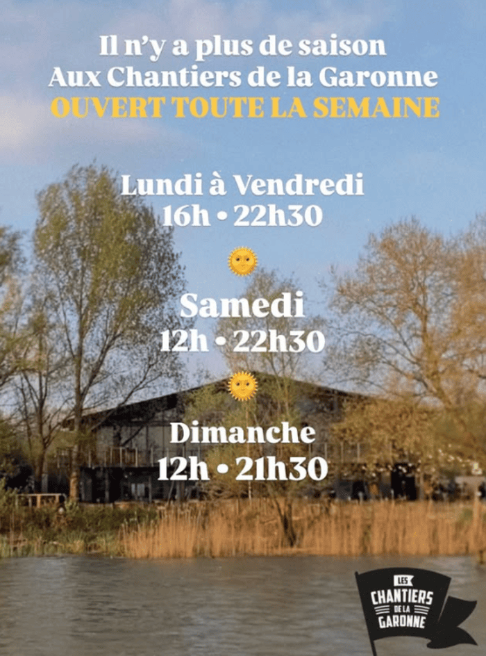 Guinguette proche de Bordeaux