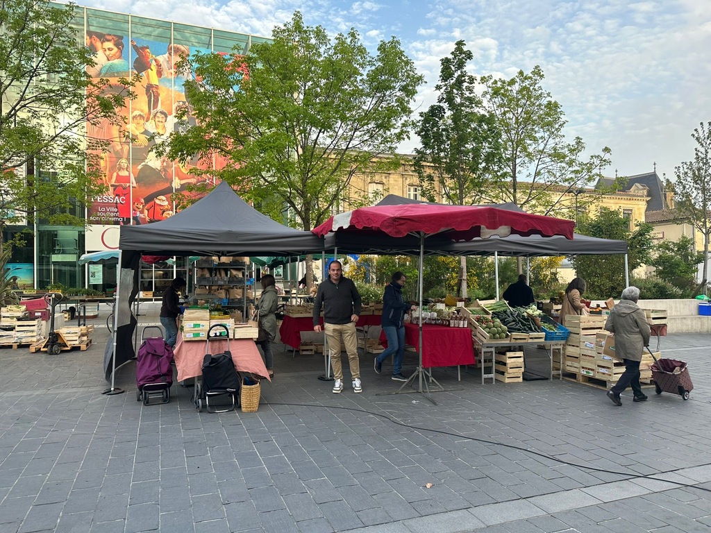 Paniers de Marc fraises locales Pessac Bordeaux