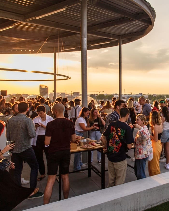 Soirée sur le rooftop de l'UCPA Sport Station Bordeaux