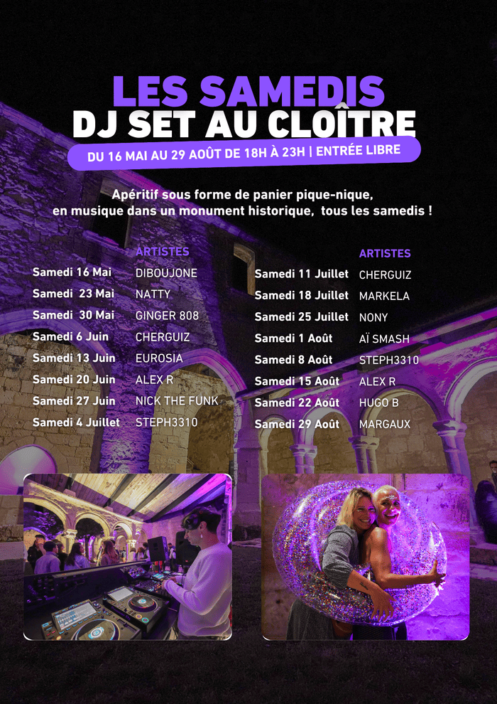 Le Cloître des Cordeliers accueille 3 grosses soirée dont une a thème Gatsby pour une nuit. 