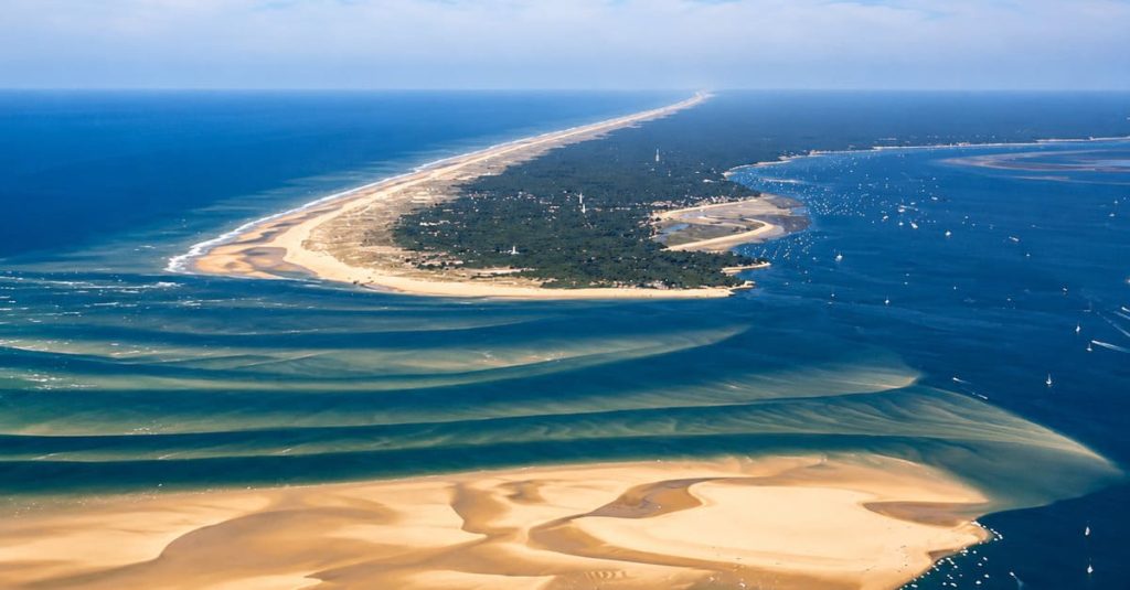 Cap Ferret vue du ciel
