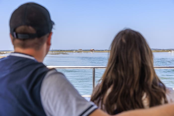 Balade en bateau sur le bassin d'Arcachon