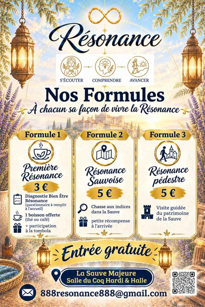 Résonance à La Sauve : week-end bien-être près de Bordeaux
