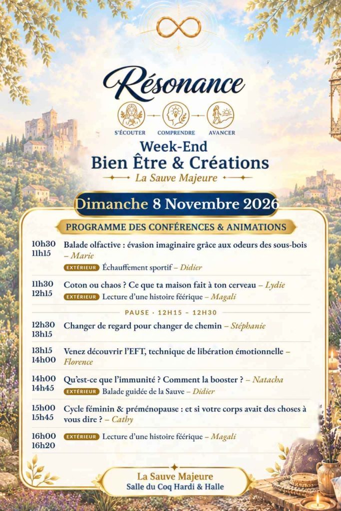 Résonance à La Sauve : week-end bien-être près de Bordeaux
