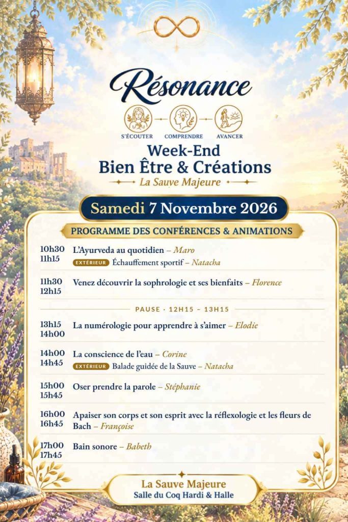Résonance à La Sauve : week-end bien-être près de Bordeaux