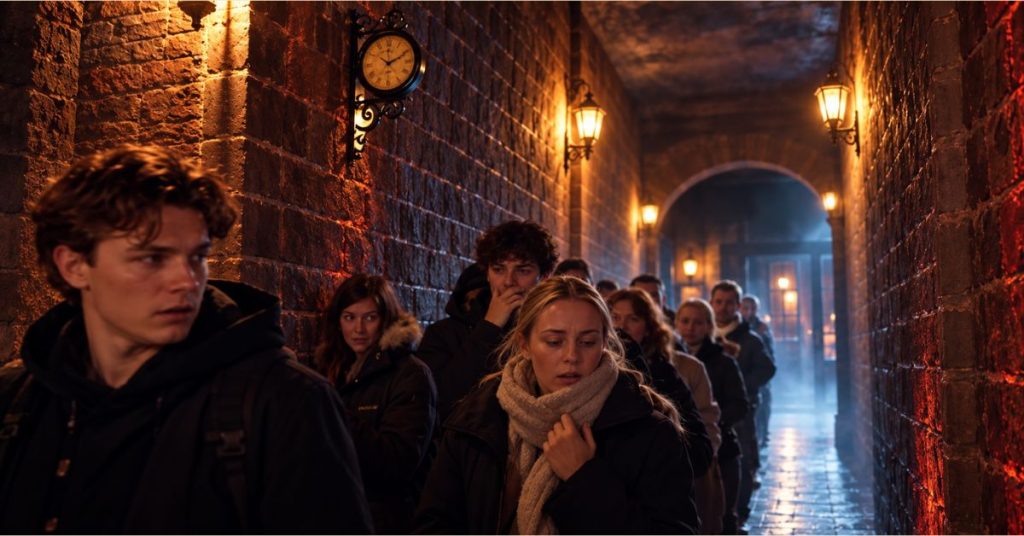 La queue représentative de l'attente.